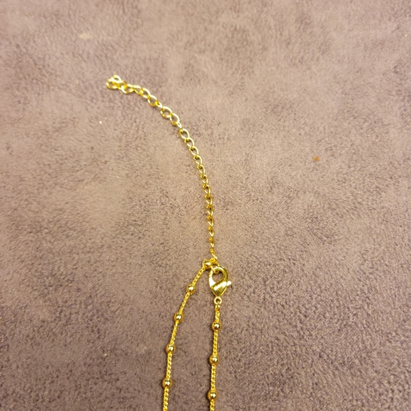 ●●SOLD●●Tory Burch Logo Pendant Beaded Chain Necklace - Picture 7 of 7